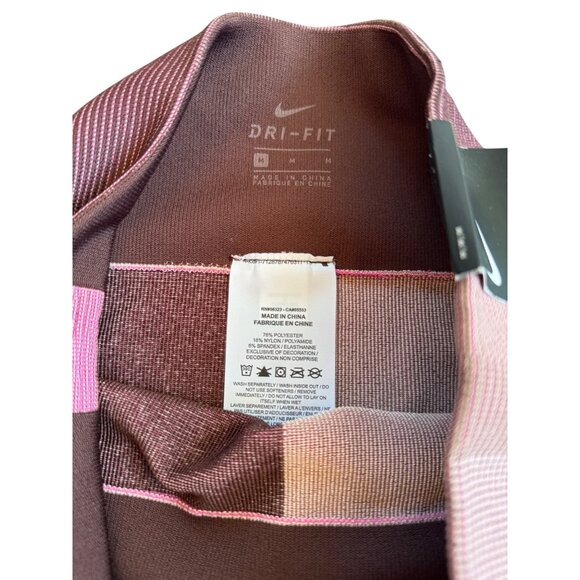 Nike Women's Dri-Fit Mid-Rise Graphic Training Shorts M Polyester/Spandex - Picture 2 of 6